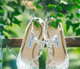 White Bow Ballerina Shoes